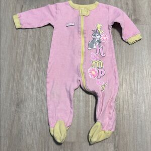 Disney Pink Baby Onesie with Thumper Design